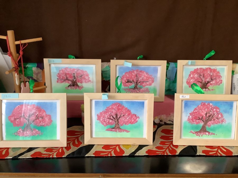 桜アートにチャレンジ！